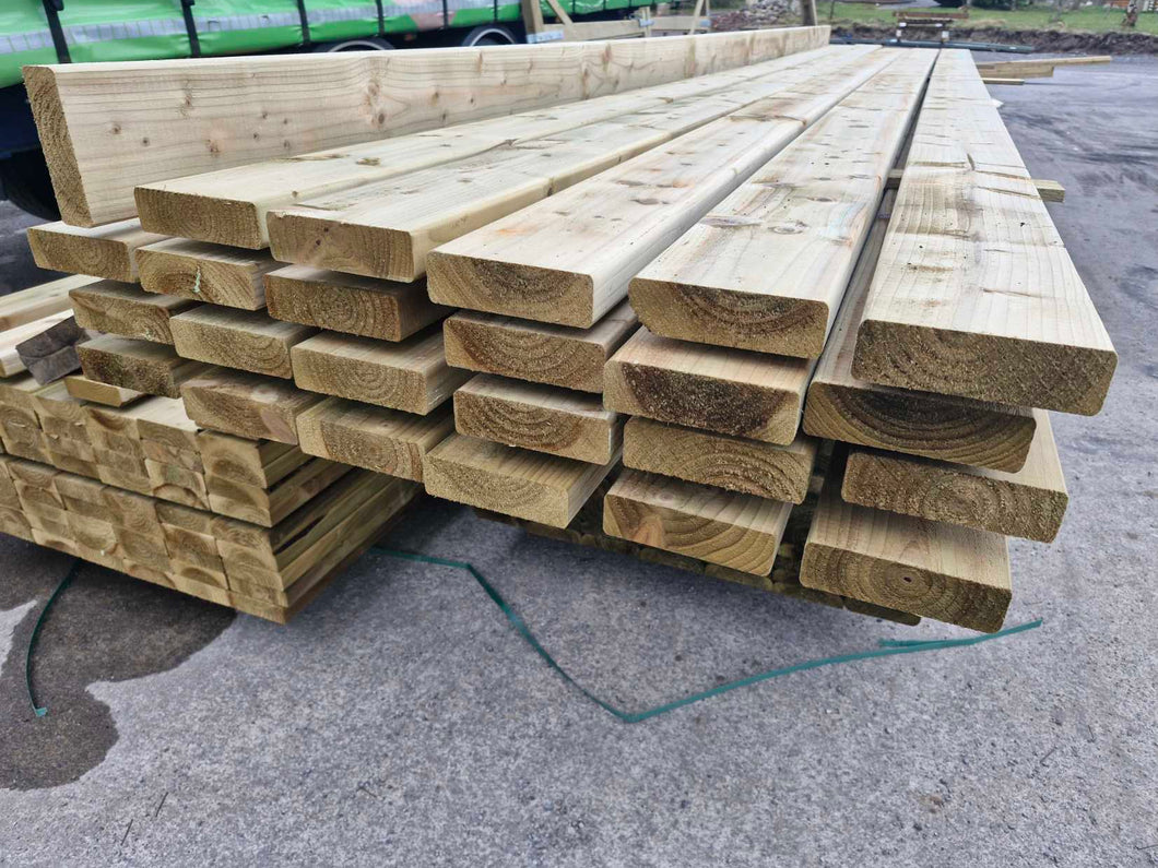 6 x 2 Tanalised eased and planed