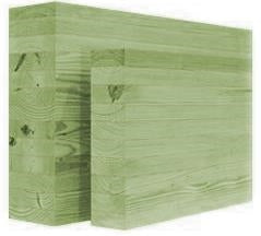 Glulam Beams: Outdoors.