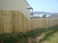 round top picket fencing