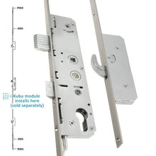 Half door locking mechanism.